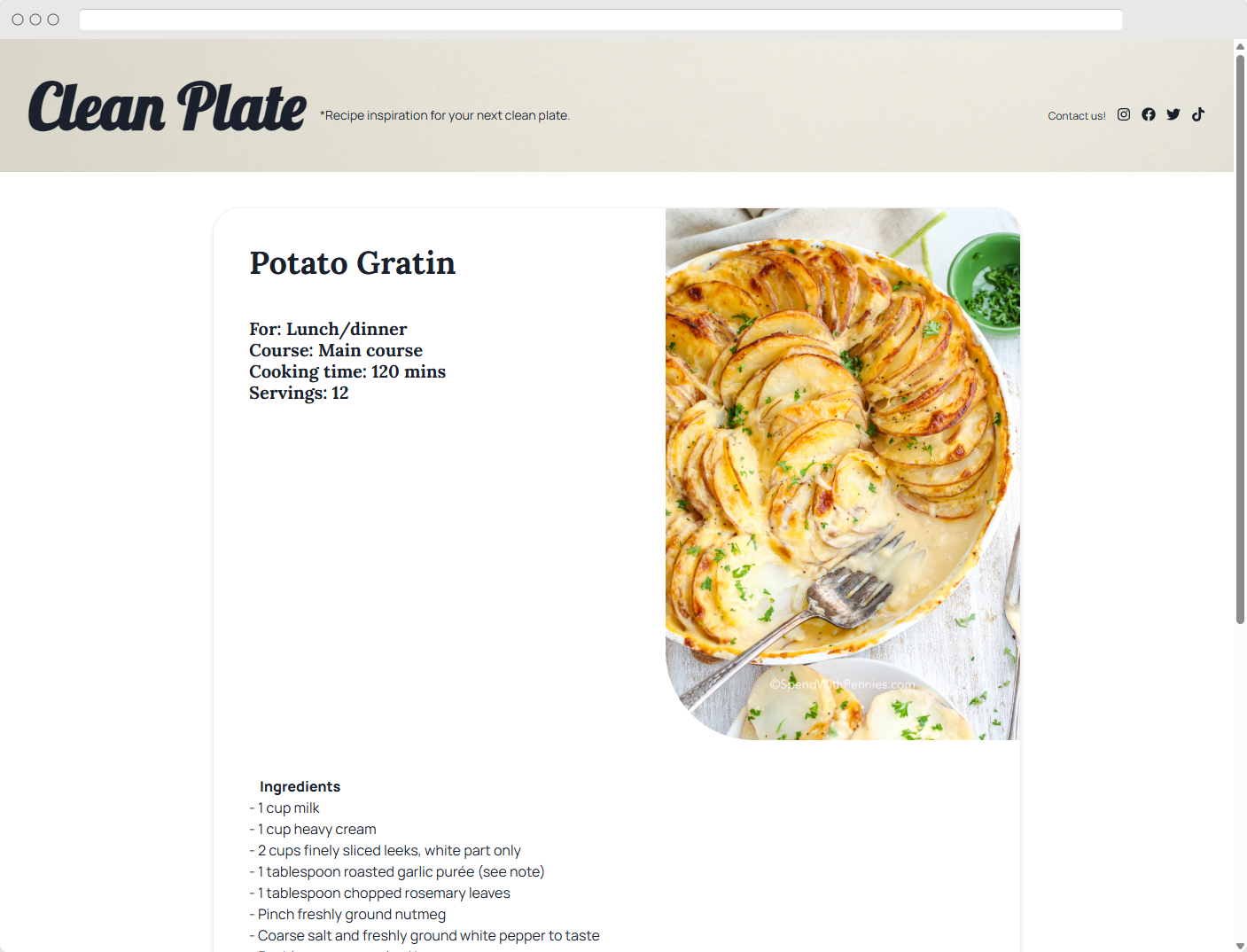 Screenshot 1 of Clean Plate