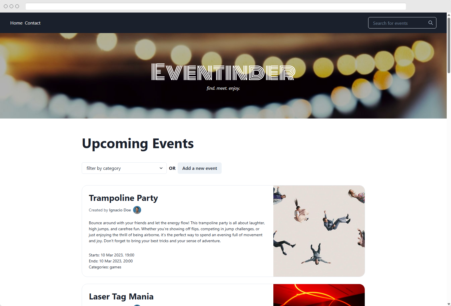 Eventinder