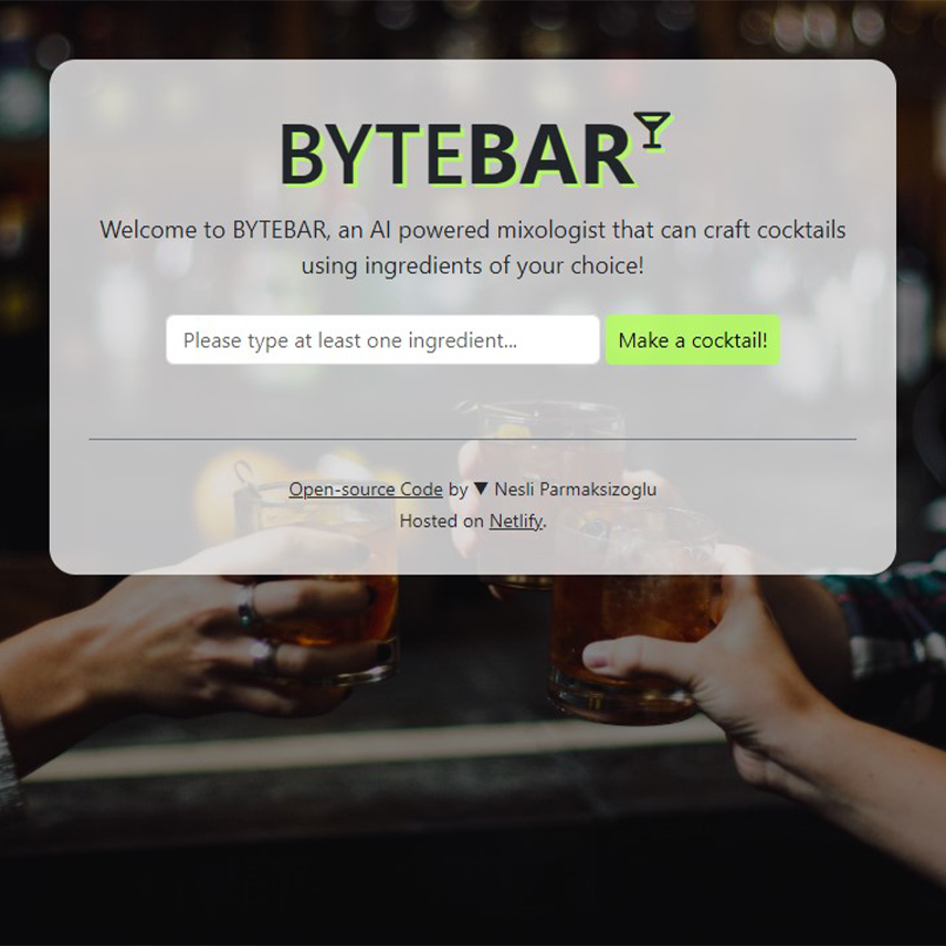 A screenshot of the ByteBar